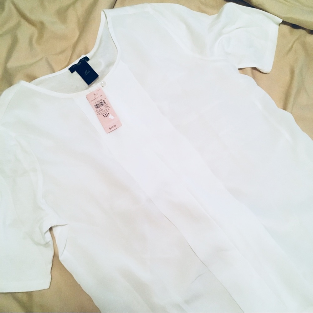 Ann Taylor White Top